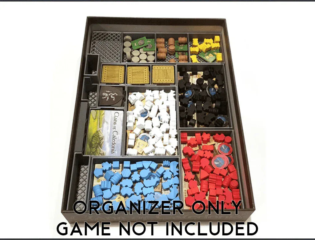 Clans of Caledonia Board Game Insert / Organizer