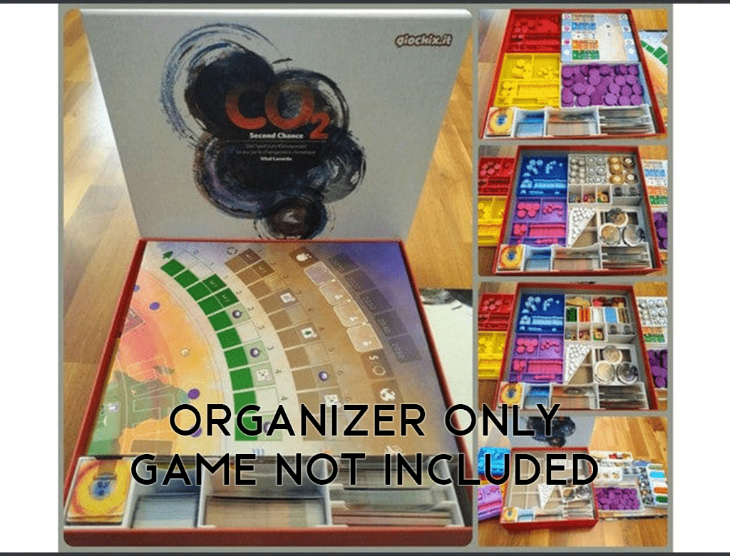 CO2 Second Chance Board Game Insert / Organizer