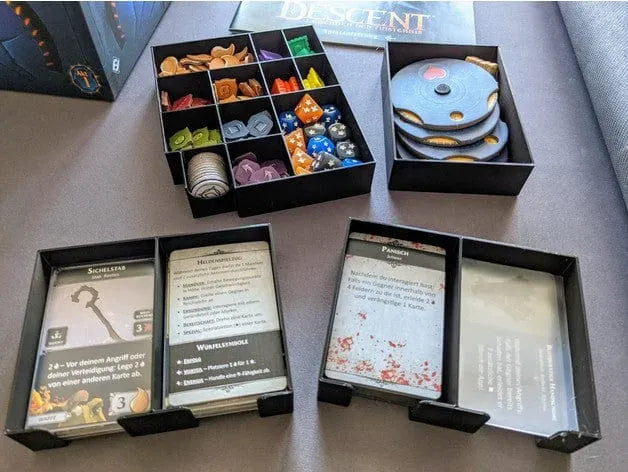 Descent - Legends of the Dark Board Game Insert / Organizer