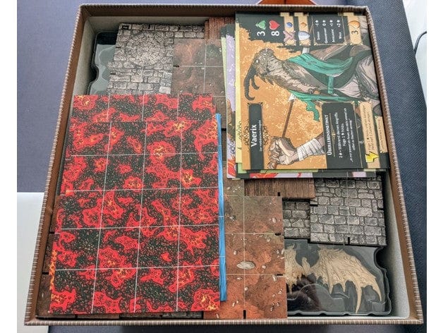 Descent - Legends of the Dark Board Game Insert / Organizer
