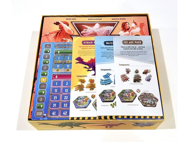 Dinosaur World with Expansions Board Game Insert / Organizer
