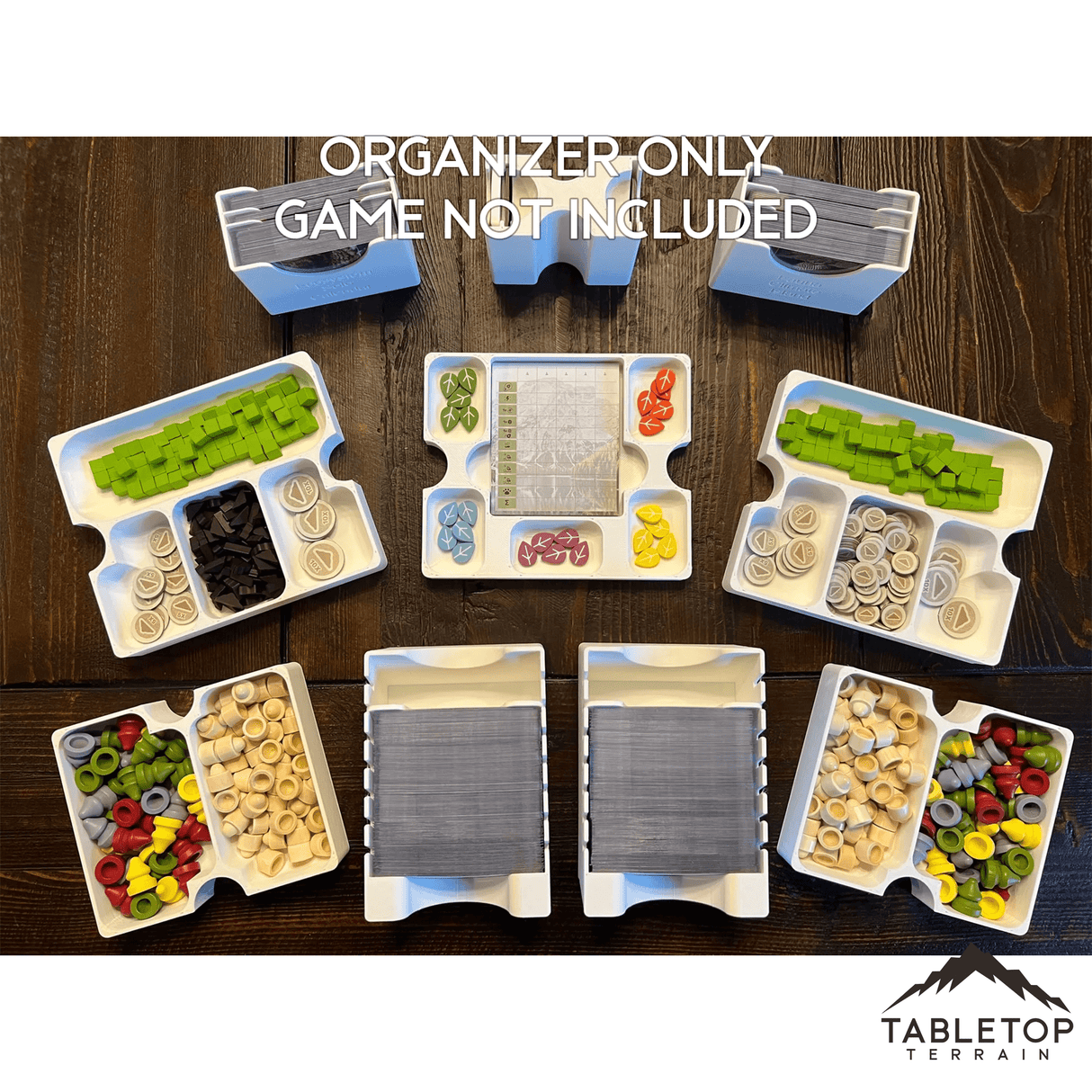 Earth and Kickstarter Extras Board Game Insert / Organizer