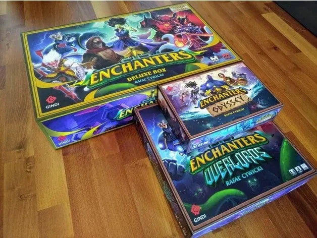Enchanters East Quest with Expansions Board Game Insert / Organizer