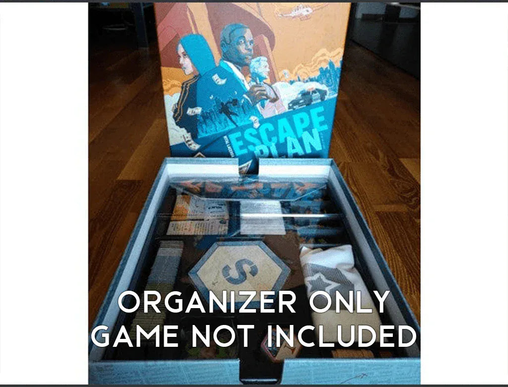 Escape Plan Board Game Insert / Organizer