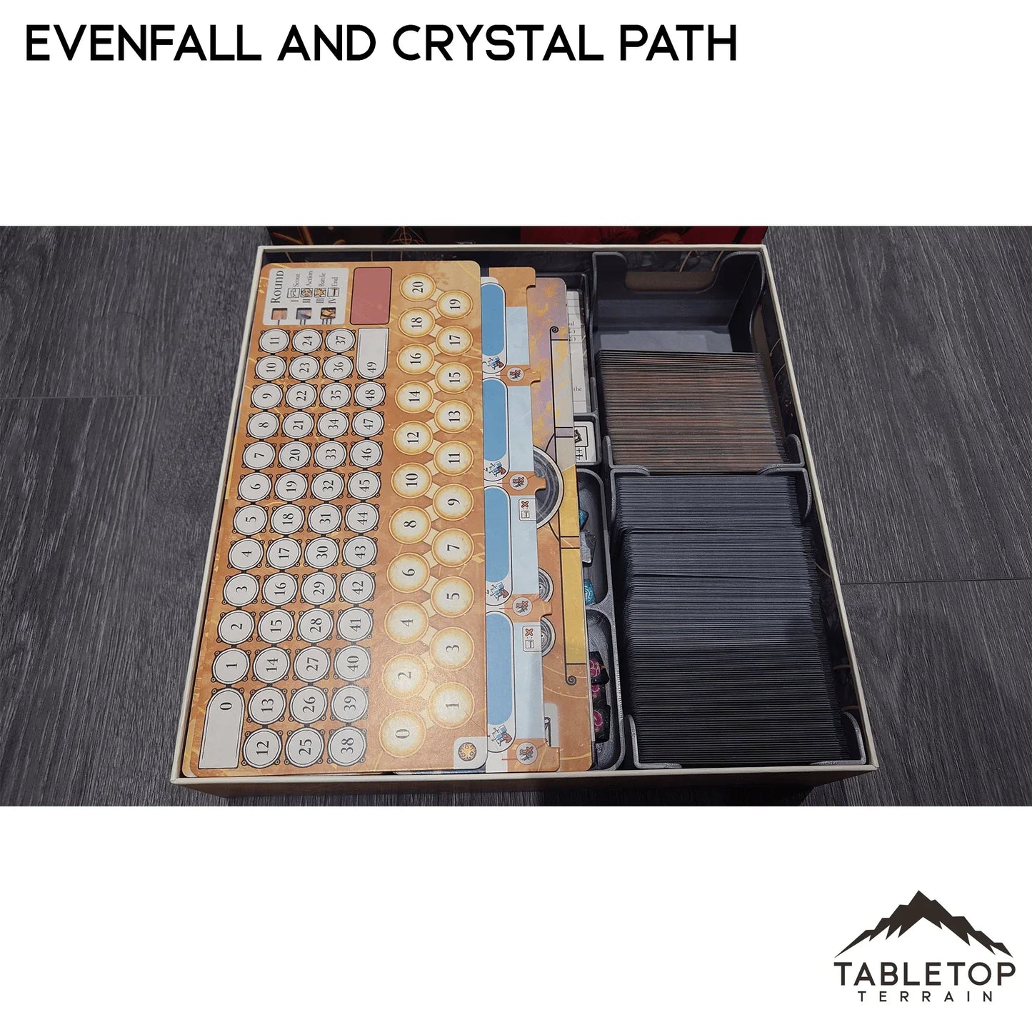 Evenfall and Crystal Path Board Game Insert / Organizer