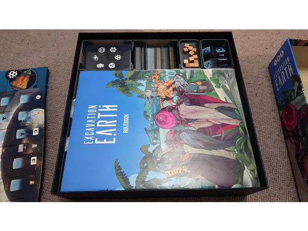 Excavation Earth + Expansions Board Game Insert / Organizer