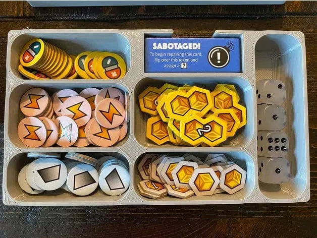 Fantastic Factories with Expansions Board Game Insert / Organizer