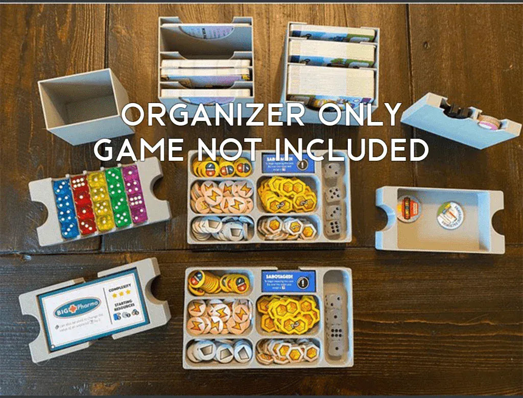 Fantastic Factories with Expansions Board Game Insert / Organizer