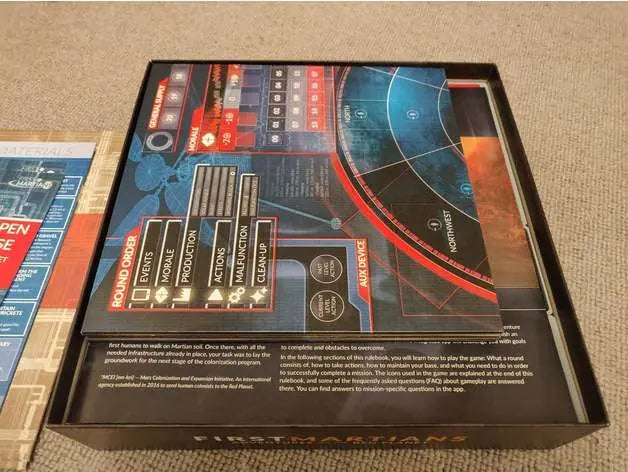 First Martians Board Game Insert / Organizer