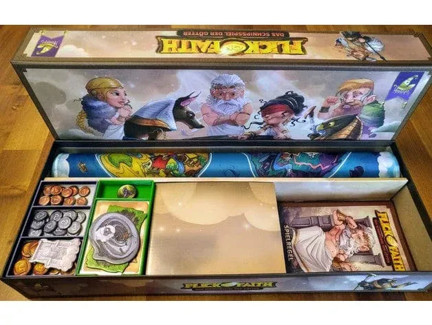 Flick of Faith with Cataclysm Expansion Board Game Insert / Organizer