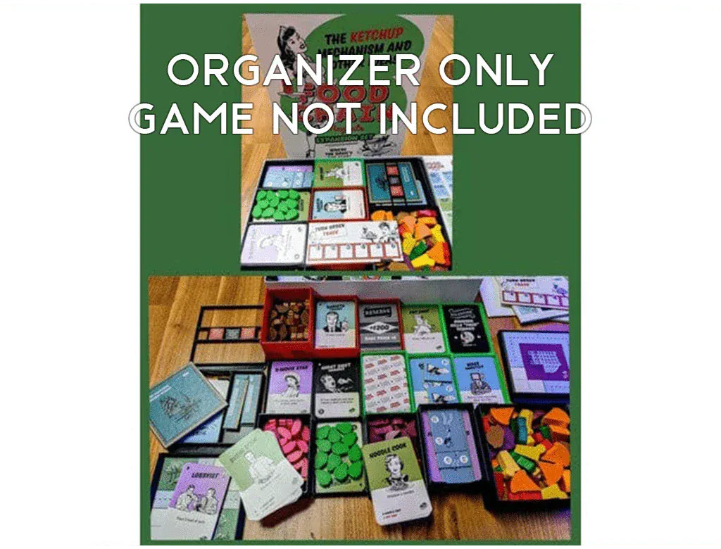 Food Chain Magnate Ketchup Mechanism Board Game Insert / Organizer