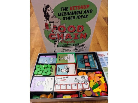 Food Chain Magnate Ketchup Mechanism Board Game Insert / Organizer