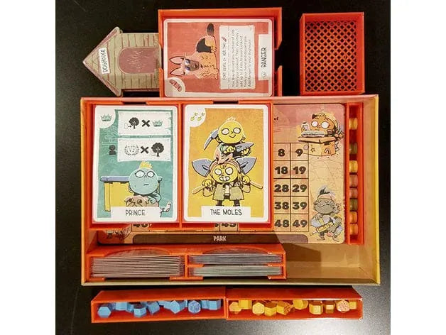 Fort + Cats+Dogs Expansion Board Game Insert / Organizer
