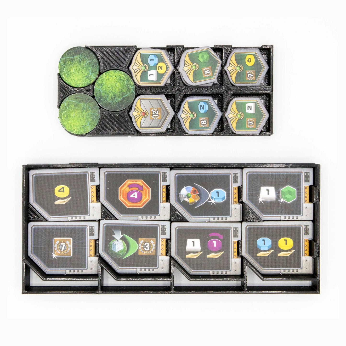 Gaia Project 3D Printed Insert/Organizer in Color