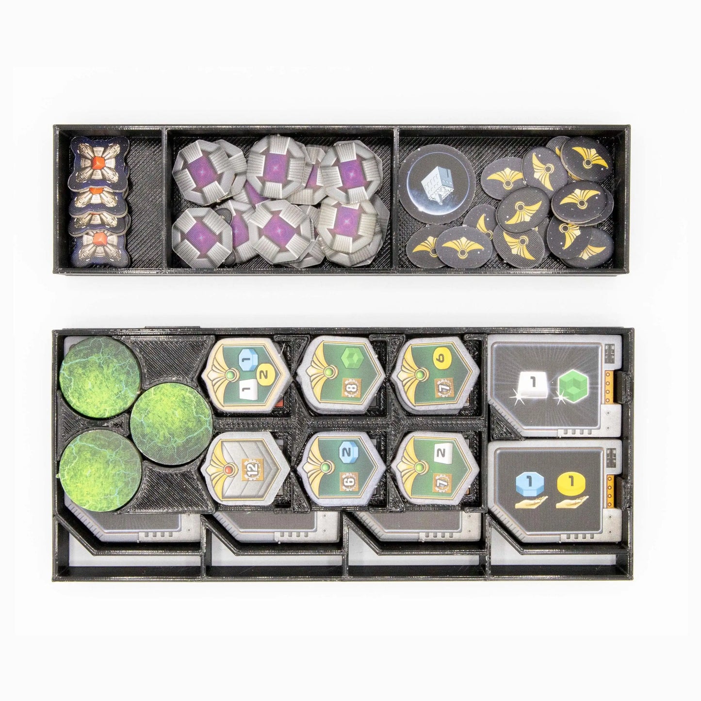 Gaia Project 3D Printed Insert/Organizer in Color