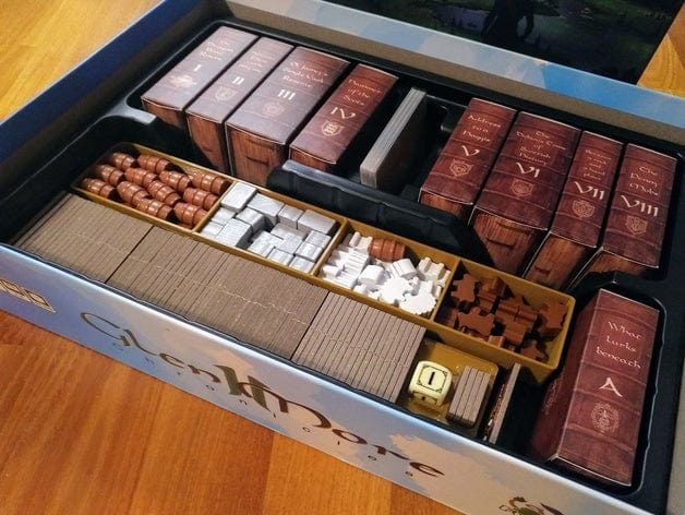 Glen More 2 - Chronicles with Kickstarter Promos Board Game Insert / Organizer