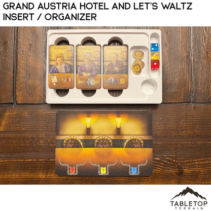 Grand Austria Hotel and Let's Waltz Insert / Organizer - Holds Meeple Source Food