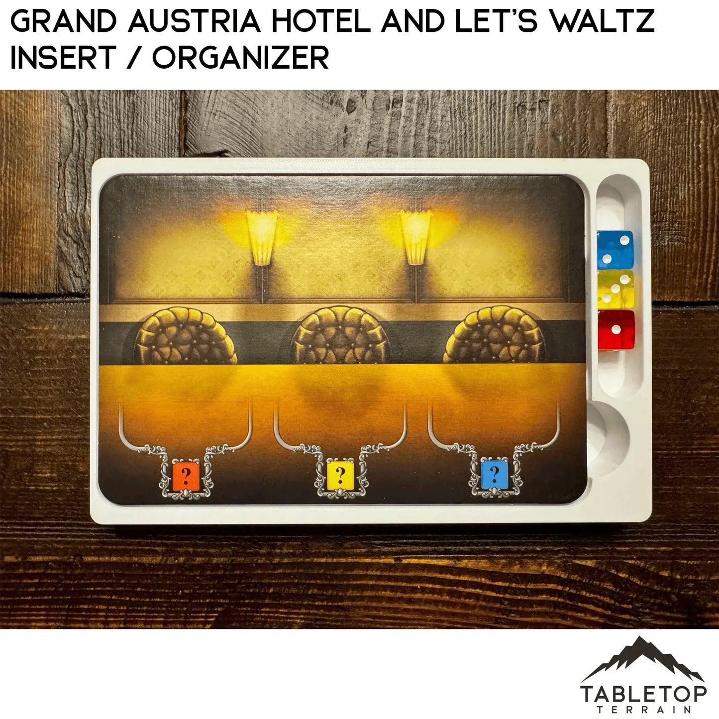 Grand Austria Hotel and Let's Waltz Insert / Organizer - Holds Meeple Source Food