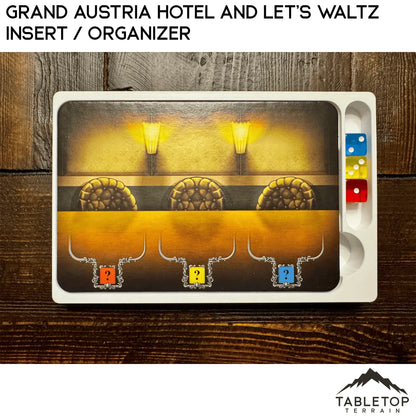 Grand Austria Hotel and Let's Waltz Insert / Organizer - Holds Meeple Source Food
