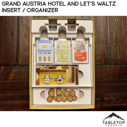 Grand Austria Hotel and Let's Waltz Insert / Organizer - Holds Meeple Source Food