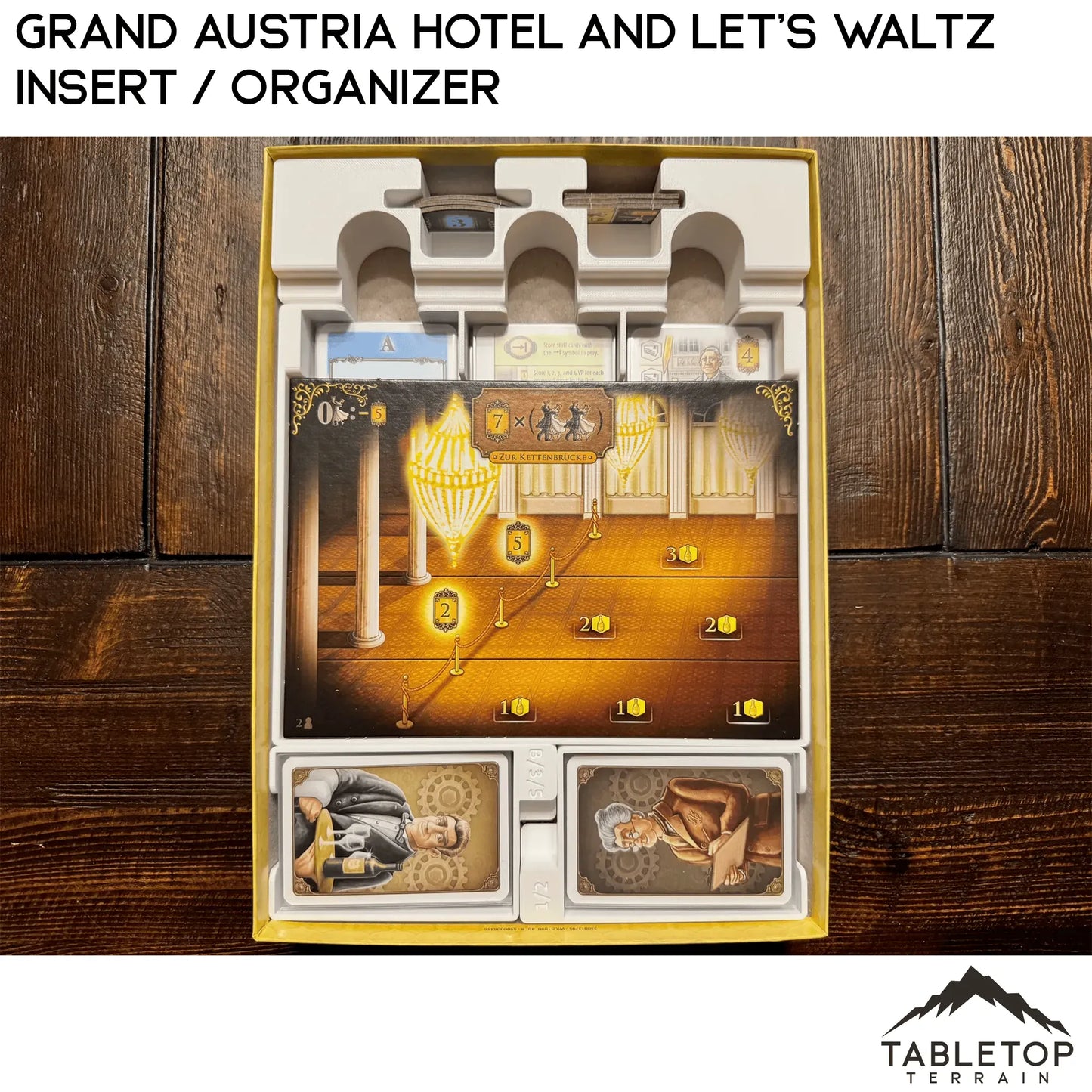 Grand Austria Hotel and Let's Waltz Insert / Organizer - Holds Meeple Source Food