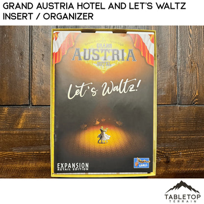 Grand Austria Hotel and Let's Waltz Insert / Organizer - Holds Meeple Source Food