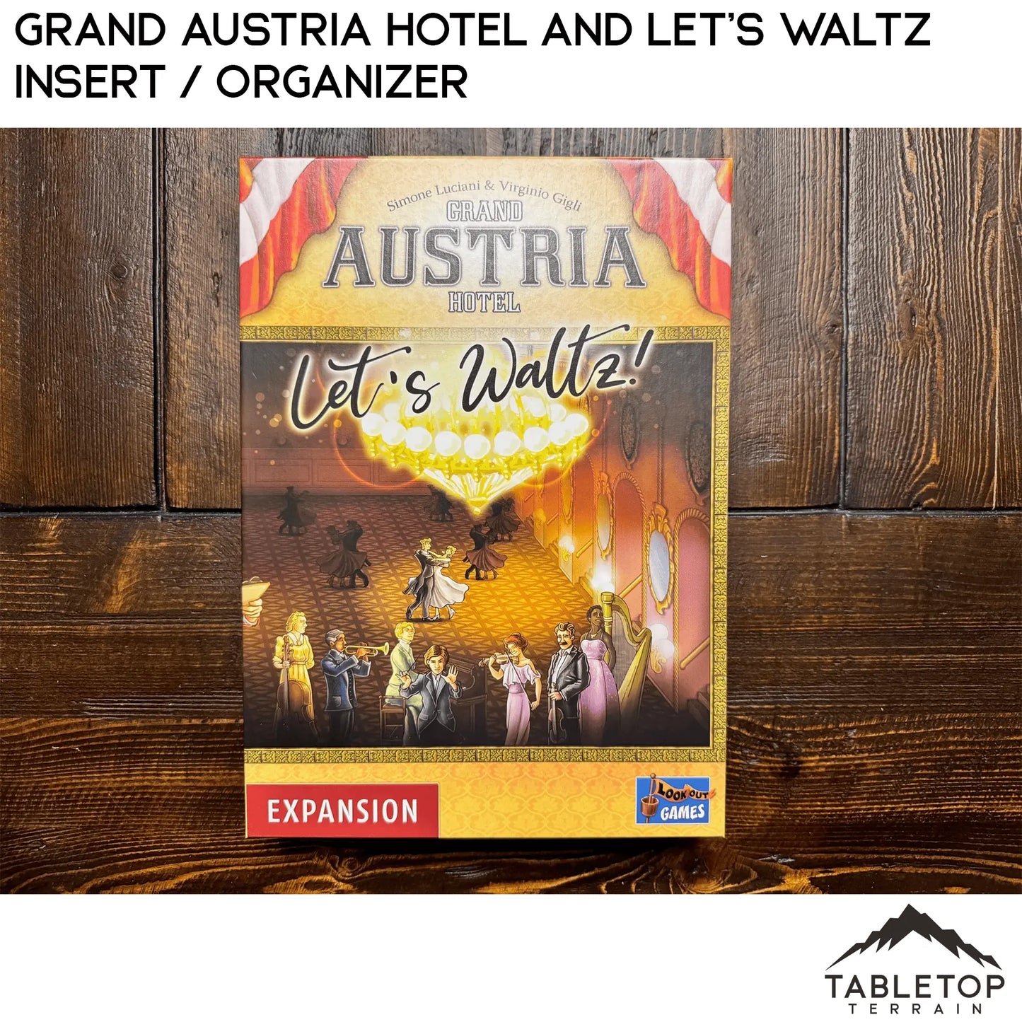 Grand Austria Hotel and Let's Waltz Insert / Organizer - Holds Meeple Source Food