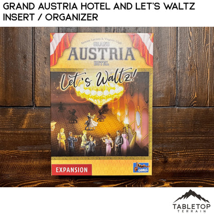 Grand Austria Hotel and Let's Waltz Insert / Organizer - Holds Meeple Source Food