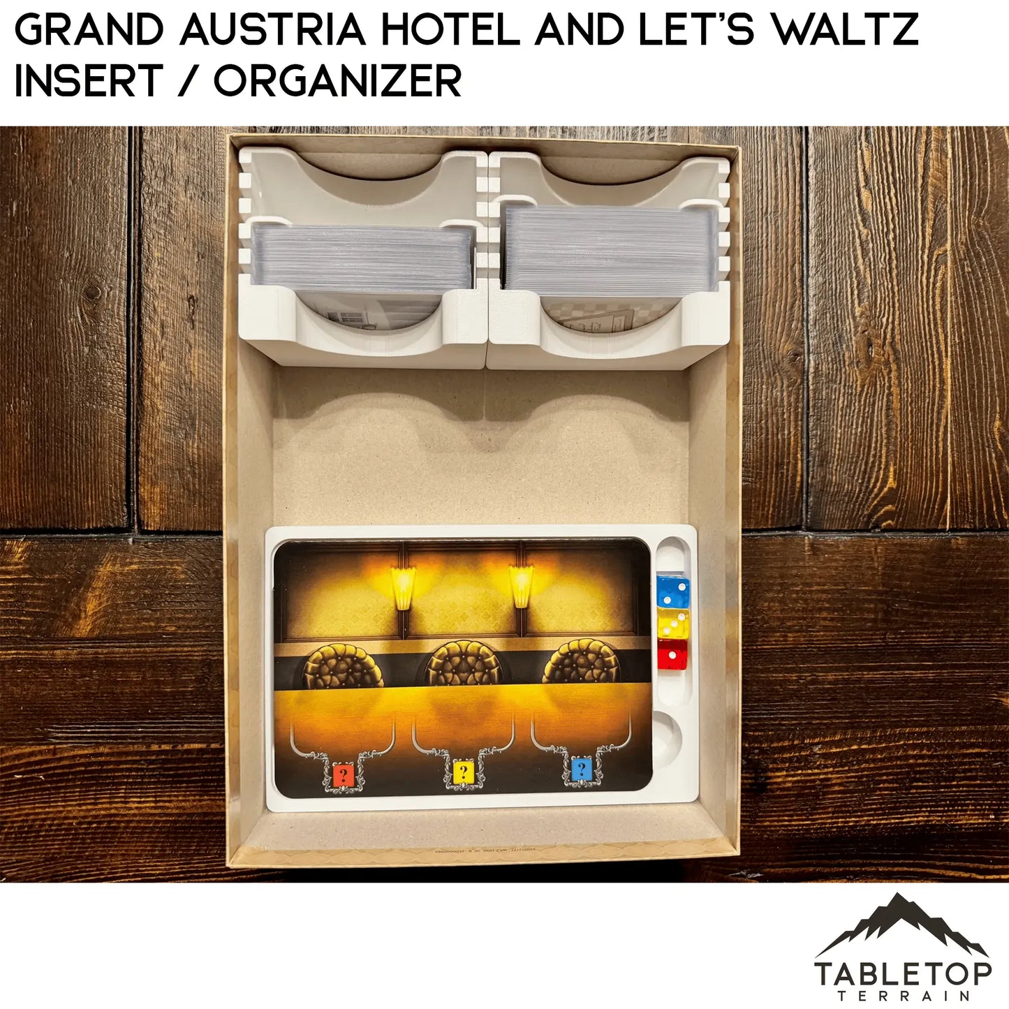 Grand Austria Hotel and Let's Waltz Insert / Organizer - Holds Meeple Source Food