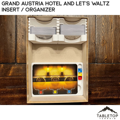 Grand Austria Hotel and Let's Waltz Insert / Organizer - Holds Meeple Source Food