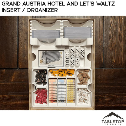 Grand Austria Hotel and Let's Waltz Insert / Organizer - Holds Meeple Source Food
