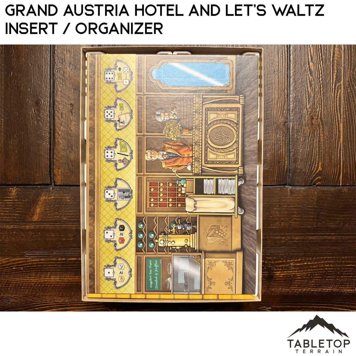 Grand Austria Hotel and Let's Waltz Insert / Organizer - Holds Meeple Source Food