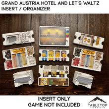 Grand Austria Hotel and Let's Waltz Insert / Organizer - Holds Meeple Source Food