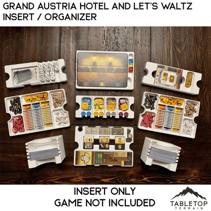 Grand Austria Hotel and Let's Waltz Insert / Organizer - Holds Meeple Source Food