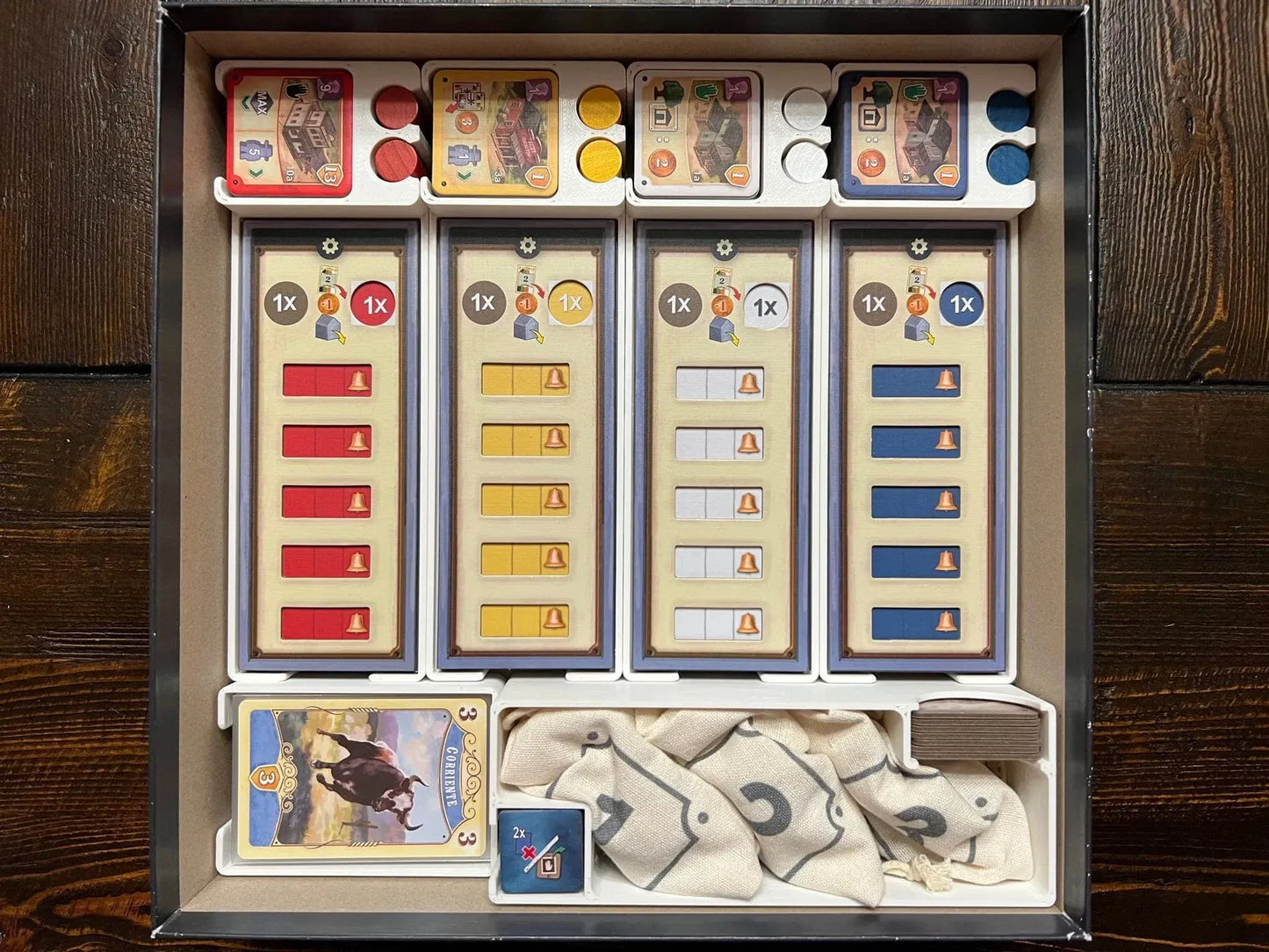 Great Western Trail 2nd Ed. with Rails Board Game Insert / Organizer