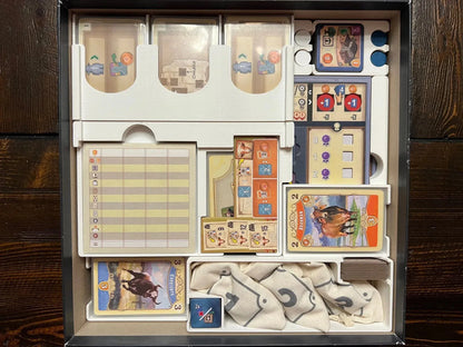Great Western Trail 2nd Ed. with Rails Board Game Insert / Organizer