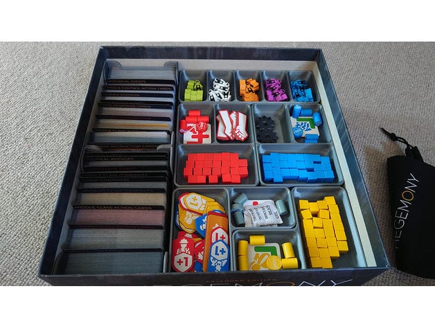 Hegemony: Lead Your Class to Victory + Expansions Board Game Insert / Organizer