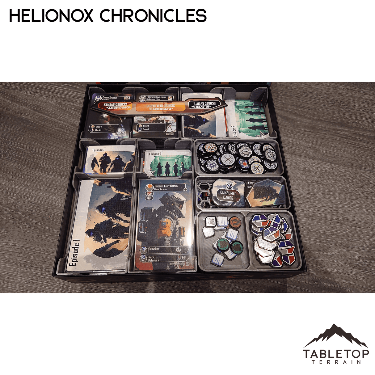 Helionox: Chronicles Board Game Insert / Organizer