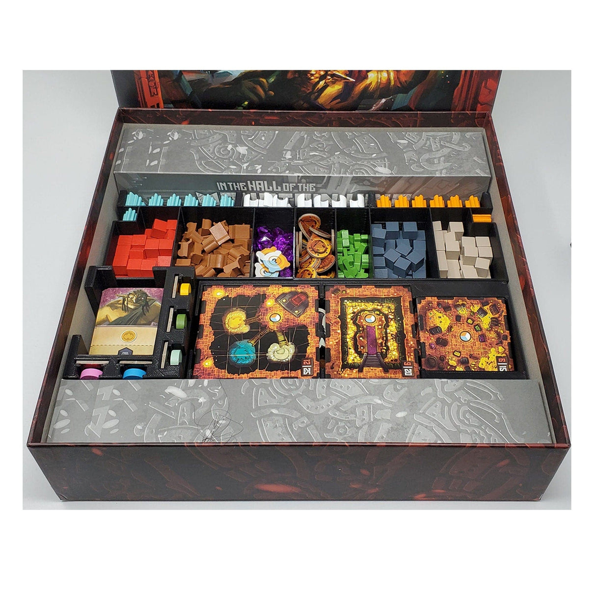 In The Hall of The Mountain King Board Game Organizer / Insert