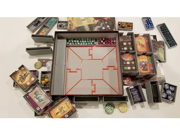 Insert / Organizer compatible with King's Forge + Expansions Board Game