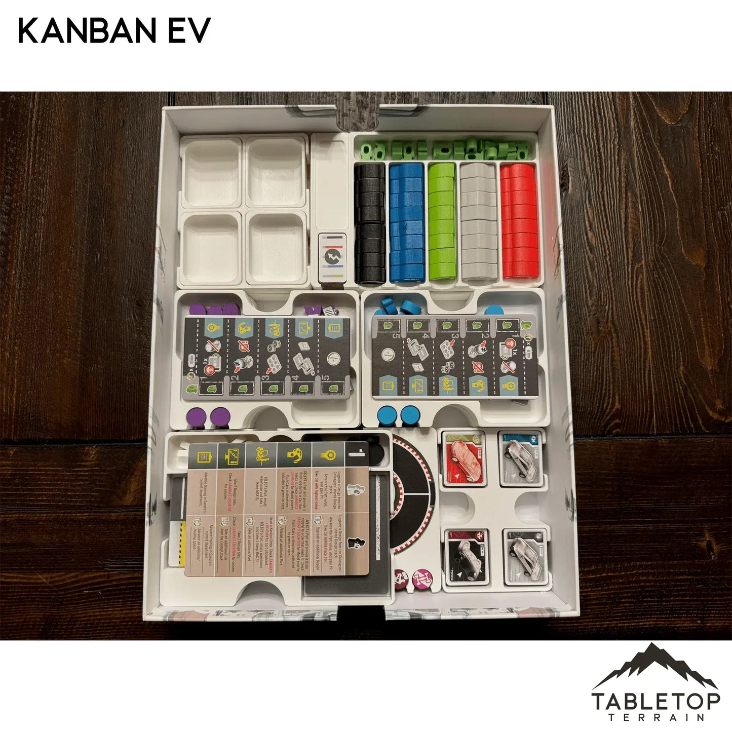 Kanban EV Board Game Insert / Organizer