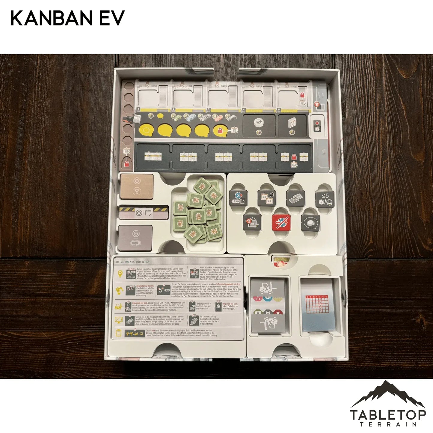 Kanban EV Board Game Insert / Organizer