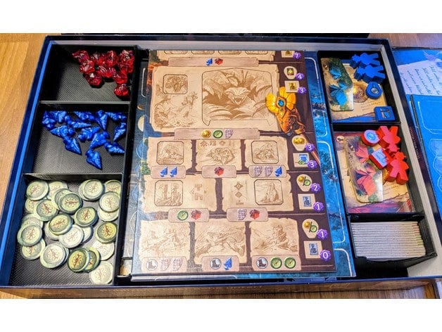 Lost Ruins of Arnak + Expansion Board Game Insert / Organizer