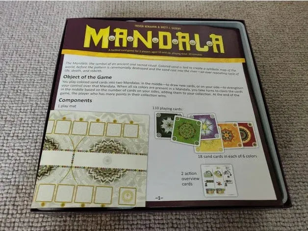 Mandala Board Game Insert / Organizer