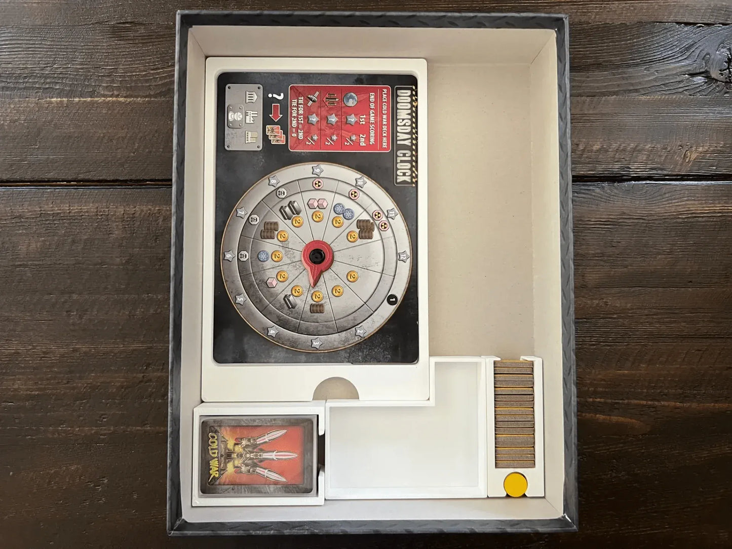 Manhattan Project Energy Empire with Cold War Board Game Insert / Organizer