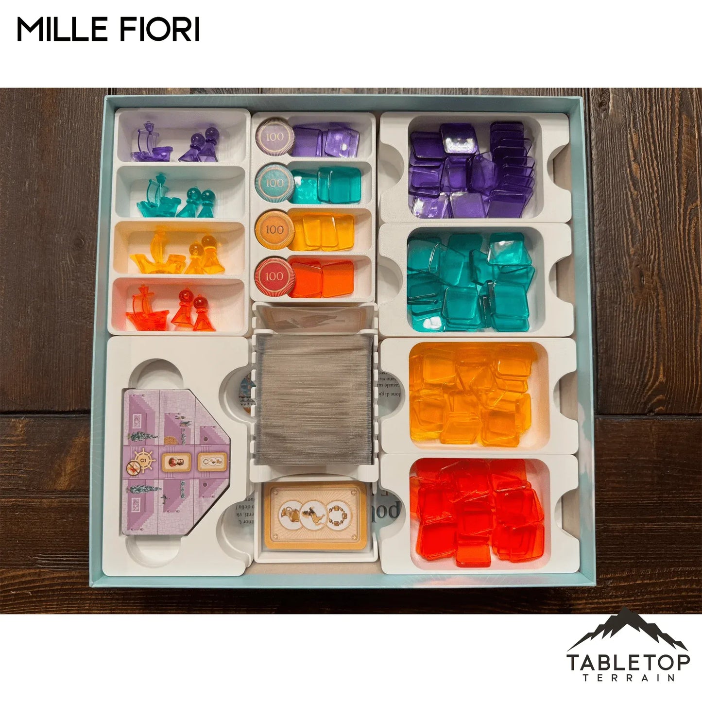 Mille Fiori Board Game Insert / Organizer