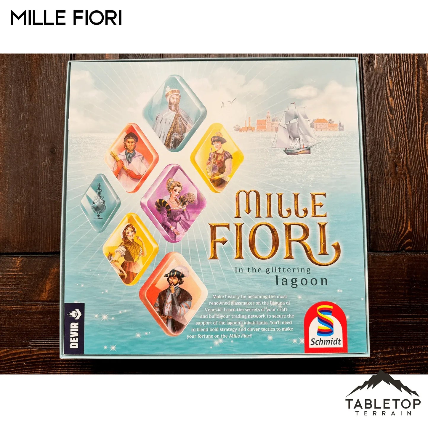 Mille Fiori Board Game Insert / Organizer