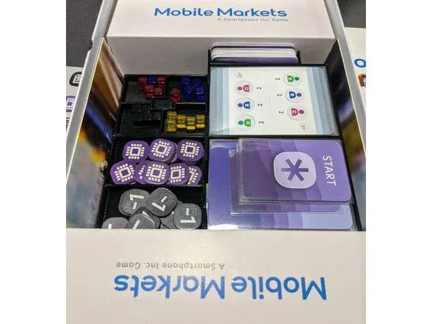 Mobile Markets Board Game Insert / Organizer
