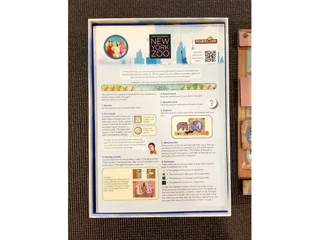New York Zoo Board Game Insert / Organizer