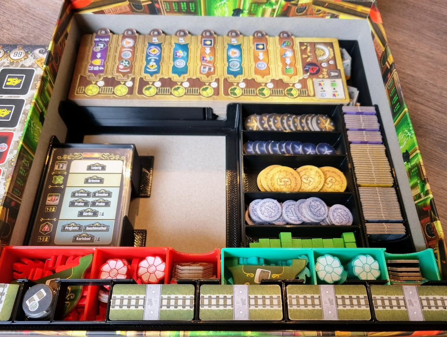 Nucleum + Promos Board Game Insert / Organizer